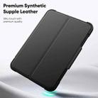 For iPad mini 2024 / mini 6 Honeycomb Magnetic Rotation Holder Leather Smart Tablet Case(Blue) - 2