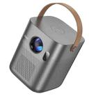 hoco DT4 1280x720P 190ANSI Smart Full Autofocus Projector Android Version, UK Plug(Metal Grey) - 2