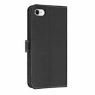 For iPhone 7 / 8 / SE 2022 Metal Bow Leather Phone Case with Hand Strap(Black) - 3