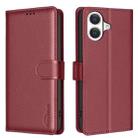 For iPhone 17 Litchi Texture RFID Anti-theft Leather Phone Case(Red) - 1