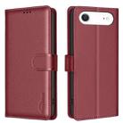 For iPhone 17 Air Litchi Texture RFID Anti-theft Leather Phone Case(Red) - 1