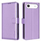 For iPhone 17 Air Litchi Texture RFID Anti-theft Leather Phone Case(Purple) - 1