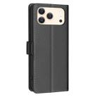 For iPhone 17 Pro Max Litchi Texture RFID Anti-theft Leather Phone Case(Black) - 3