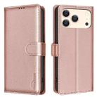 For iPhone 17 Pro Max Litchi Texture RFID Anti-theft Leather Phone Case(Gold) - 1