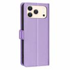 For iPhone 17 Pro Max Litchi Texture RFID Anti-theft Leather Phone Case(Purple) - 3