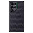 For Samsung Galaxy S25 Ultra 5G NILLKIN Fiber Shield Pro Magnetic Version Aramid Fiber TPU Phone Case(Green) - 1