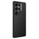 For Samsung Galaxy S25 Ultra 5G NILLKIN Fiber Shield Pro Magnetic Version Aramid Fiber TPU Phone Case(Silver) - 2