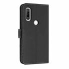 For Fujitsu Arrows WE F-51B / BZ03 Metal Bow Leather Phone Case with Hand Strap(Black) - 3