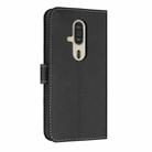 For Fujitsu Rakuraku F-53E Metal Bow Leather Phone Case with Hand Strap(Black) - 3