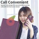 For iPhone 17 Pro Max Magnetic Leather Phone Case(Dark Purple) - 3