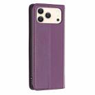 For iPhone 17 Pro Max Magnetic Leather Phone Case(Dark Purple) - 4