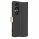For Sony Xperia 1 VII Color Matching RFID Anti-theft Leather Phone Case(Black) - 3