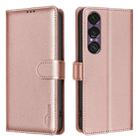For Sony Xperia 1 VII Litchi Texture RFID Anti-theft Leather Phone Case(Gold) - 1