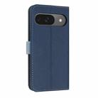 For Google Pixel 10 Pro / 9 Pro Metal Bow Leather Phone Case with Hand Strap(Dark Blue) - 3