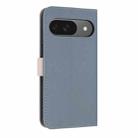 For Google Pixel 10 Pro / 9 Pro Metal Bow Leather Phone Case with Hand Strap(Light Blue) - 3