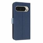 For Google Pixel 10 Pro XL / 9 Pro XL Metal Bow Leather Phone Case with Hand Strap(Dark Blue) - 3