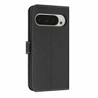 For Google Pixel 10 Pro XL / 9 Pro XL Metal Bow Leather Phone Case with Hand Strap(Black) - 3