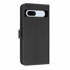 For Google Pixel 7a Metal Bow Leather Phone Case with Hand Strap(Black) - 3