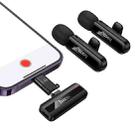 hoco L20A Fair USB-C / Type-C and 8 Pin Dual Mic Lavalier Wireless Microphone(Black) - 3