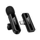 hoco L20 Fair USB-C / Type-C Lavalier Wireless Microphone(Black) - 3