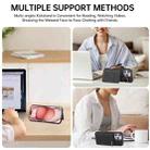 For iPhone 16 Pro Max Car Magnetic Ring Buckle Card Bag Phone Case with Lanyard(Black) - 2