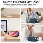 For iPhone 16e Car Magnetic Ring Buckle Card Bag Phone Case with Lanyard(Green) - 2