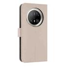 For Huawei Mate 70 Pro+ Metal Bow Leather Phone Case with Hand Strap(Apricot) - 3