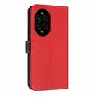 For Huawei nova 13 Pro 5G Metal Bow Leather Phone Case with Hand Strap(Red) - 3