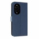 For Huawei nova 13 Pro 5G Metal Bow Leather Phone Case with Hand Strap(Dark Blue) - 3