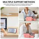 For Samsung Galaxy S25 Ultra 5G Car Magnetic Ring Buckle Card Bag Phone Case with Lanyard(Pink) - 2