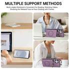 For Samsung Galaxy S25 Ultra 5G Car Magnetic Ring Buckle Card Bag Phone Case with Lanyard(Purple) - 2