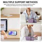 For Samsung Galaxy A55 5G Car Magnetic Ring Buckle Card Bag Phone Case with Lanyard(Purple) - 2