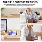 For Samsung Galaxy A55 5G Car Magnetic Ring Buckle Card Bag Phone Case with Lanyard(Brown) - 2