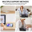 For Samsung Galaxy A55 5G Car Magnetic Ring Buckle Card Bag Phone Case with Lanyard(Black) - 2