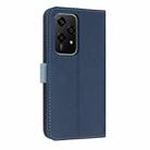 For Honor 200 Lite Global Metal Bow Leather Phone Case with Hand Strap(Dark Blue) - 3