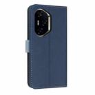 For Honor 300 Pro 5G / 300 Ultra 5G Metal Bow Leather Phone Case with Hand Strap(Dark Blue) - 3