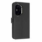 For Honor 300 Pro 5G / 300 Ultra 5G Metal Bow Leather Phone Case with Hand Strap(Black) - 3