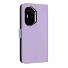 For Honor 300 Pro 5G / 300 Ultra 5G Metal Bow Leather Phone Case with Hand Strap(Purple) - 3