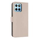 For Honor X8b 4G Global Metal Bow Leather Phone Case with Hand Strap(Apricot) - 3
