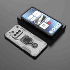 For Nothing Phone 3a Metal Kickstand TPU Hybrid PC Phone Case(Grey) - 2