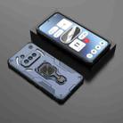 For Nothing Phone 3a Metal Kickstand TPU Hybrid PC Phone Case(Blue) - 2