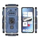 For Nothing Phone 3a Metal Kickstand TPU Hybrid PC Phone Case(Blue) - 3