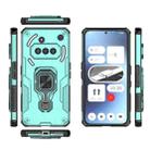 For Nothing Phone 3a Metal Kickstand TPU Hybrid PC Phone Case(Green) - 3