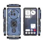 For Nothing Phone 3a Pro Metal Kickstand TPU Hybrid PC Phone Case(Blue) - 3
