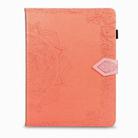 For iPad 2 / 3 / 4 Halfway Mandala Embossing Pattern Horizontal Flip PU Leather Case with Card Slots & Holder(Orange) - 2