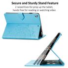 For iPad Pro 10.5 inch Halfway Mandala Embossing Pattern Horizontal Flip PU Leather Case with Card Slots & Holder(Blue) - 3