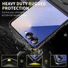 For Samsung Galaxy Z Flip7 5G Sliding Camshield Ring Holder Phone Case(Black) - 2