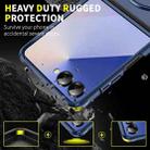 For Samsung Galaxy Z Flip7 5G Sliding Camshield Ring Holder Phone Case(Blue) - 2
