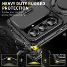 For Samsung Galaxy Z Fold7 5G Sliding Camshield Ring Holder Phone Case(Black) - 2