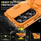 For Samsung Galaxy Z Fold7 5G Sliding Camshield Ring Holder Phone Case(Orange) - 2